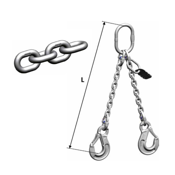 CADENA DE IZAJE GRADO 6 INOXIDABLE DE 4MM A 26MM